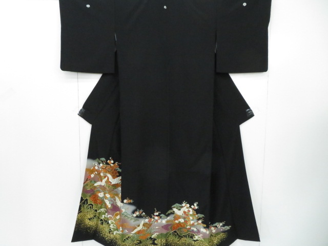 Tomesode Kimono Synthetic fiber